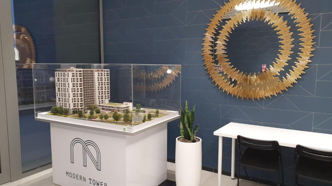 Apartament Bursztynowy Modern Tower 格丁尼亚 外观 照片